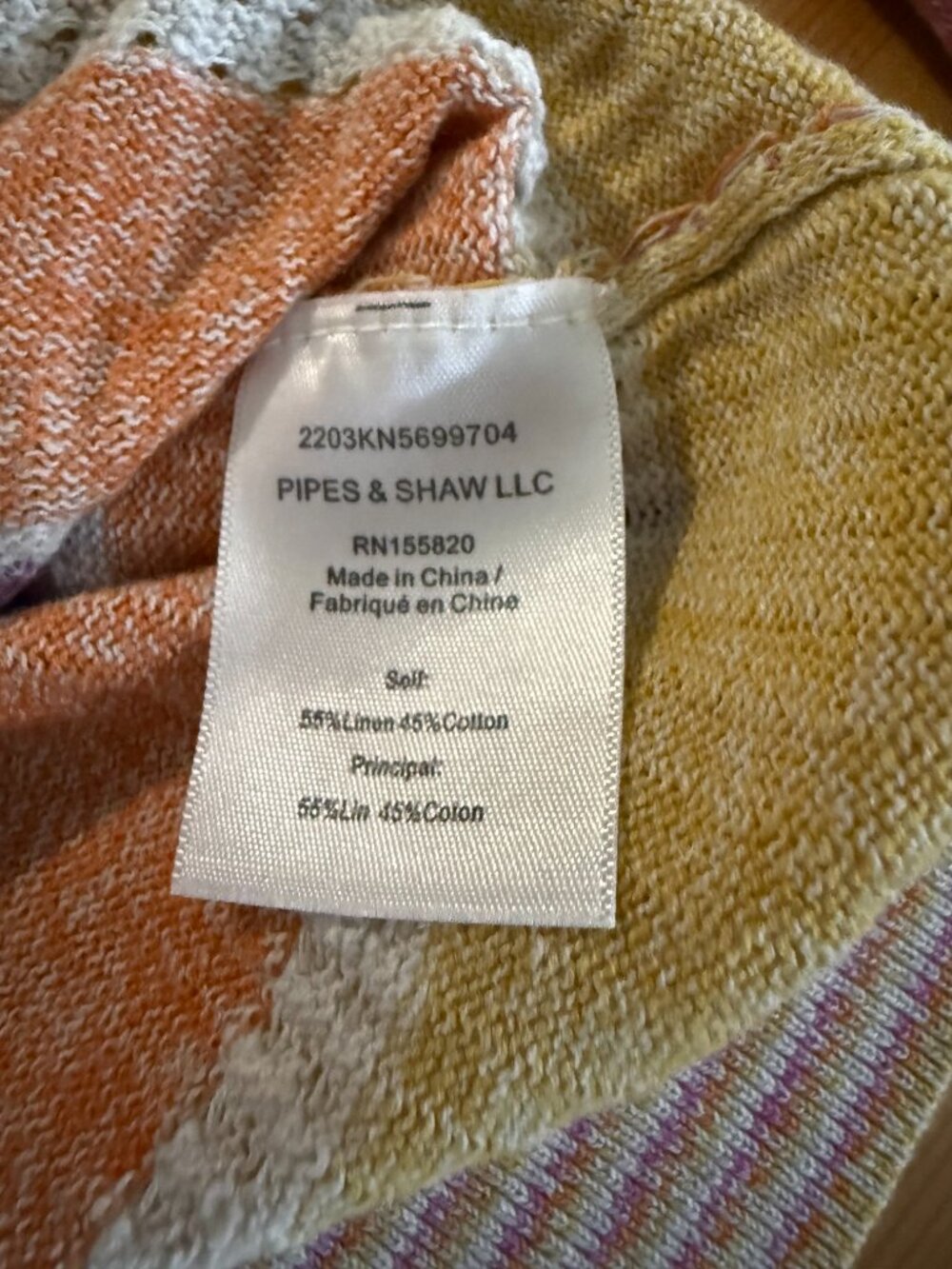 Veronica Beard Striped Linen Shirt Size L - Picture 3 of 3